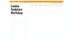 Desktop Screenshot of londonsculptureworkshop.org