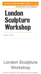 Mobile Screenshot of londonsculptureworkshop.org